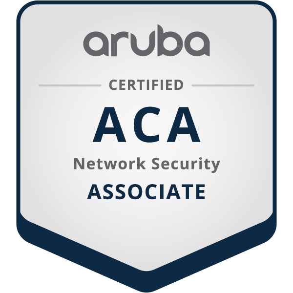 Aruba Certified Network Security Associate certification