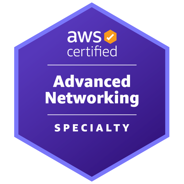 AWS Certified Advanced Networking Specialty certification