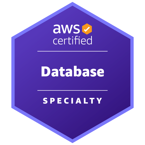 AWS Certified Database Specialty certification