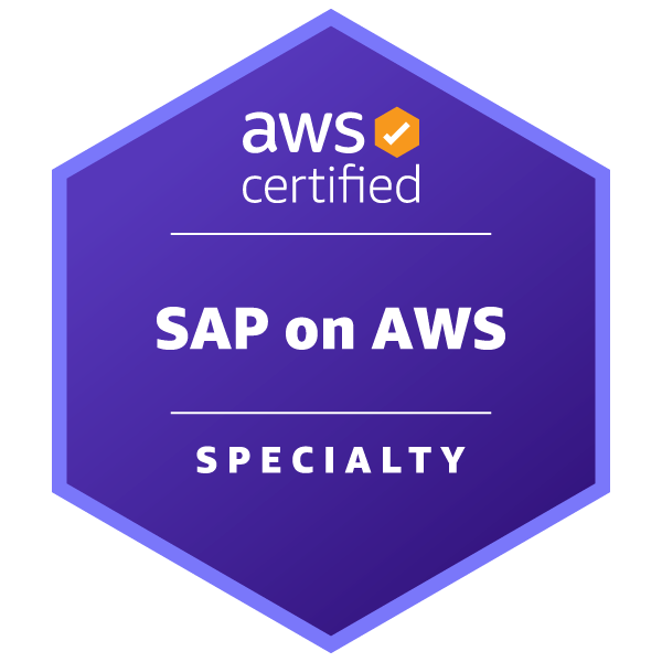 AWS Certified SAP on AWS Specialty certification