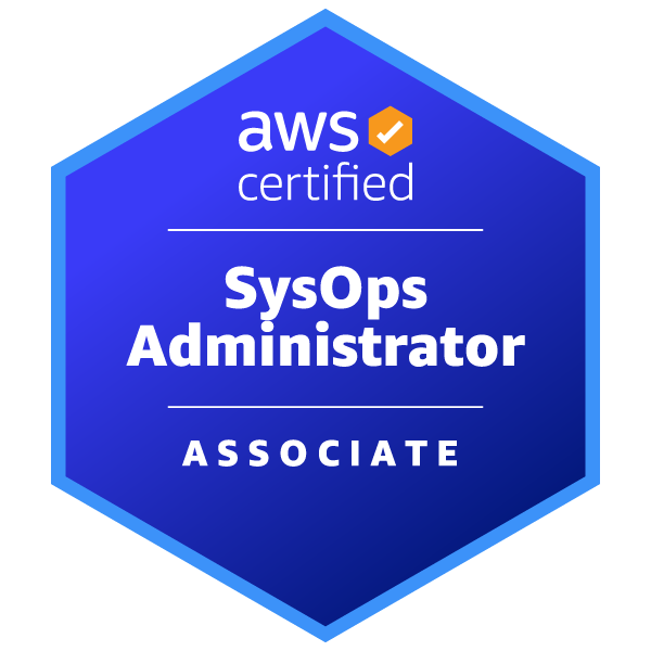 AWS Certified SysOps Administrator Associate certification