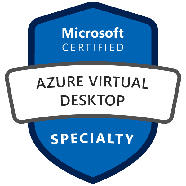 Azure Virtual Desktop Specialty certification