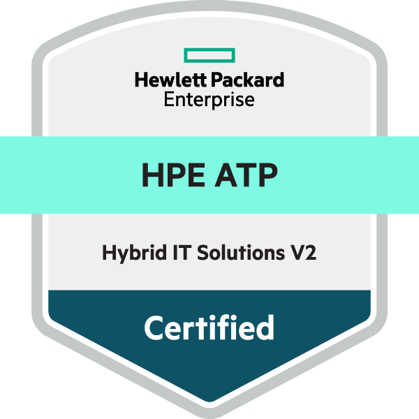 HPE ATP - Hybrid IT Solutions V2 certification