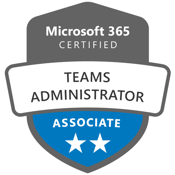 Teams Administrator Associate certification