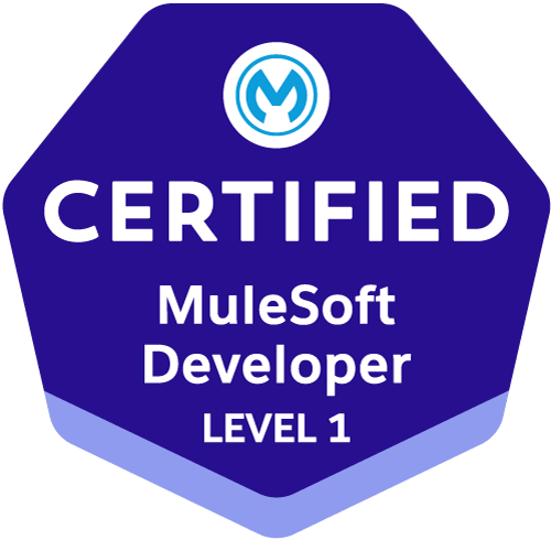 MuleSoft Certified Developer - Level 1 certification