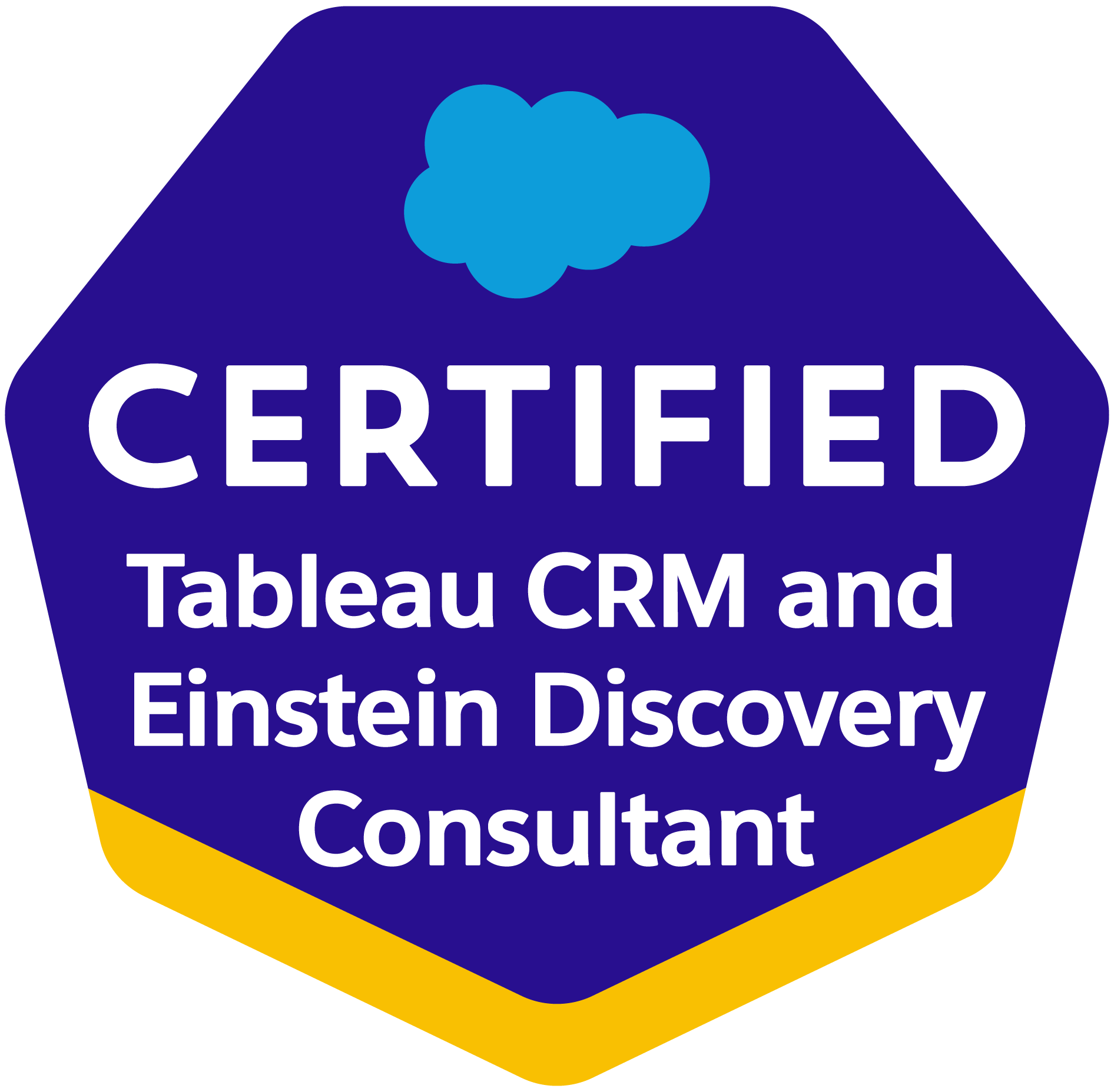 Tableau CRM & Einstein Discovery Consultant certification