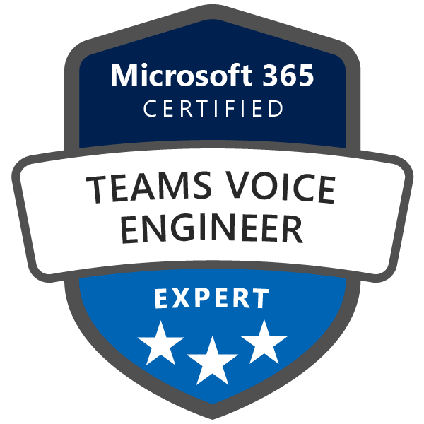 Teams Voice Engineer Expert certification